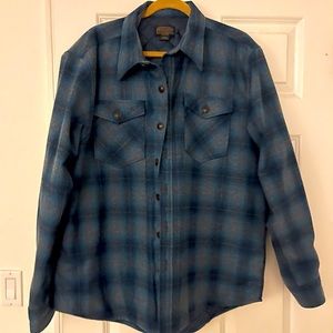 Pendleton Plaid Quilted Shirt Jacket